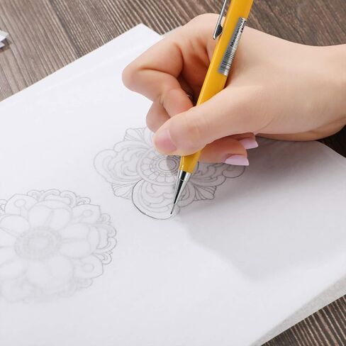 Tenare 250 ورقة تتبع ورقة الرسم للضوء لوحة تتبع لوحة الرسم الشفاف الرسم DIY Crafts Painting Works (White ، 8.3 × 11.7 بوصة) in Kuwait