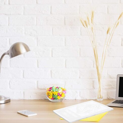 Tenare 250 ورقة تتبع ورقة الرسم للضوء لوحة تتبع لوحة الرسم الشفاف الرسم DIY Crafts Painting Works (White ، 8.3 × 11.7 بوصة) in Kuwait