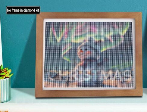 SKRYUIE 5D Diamond Painting Kits Santa Claus for Adult Full Round Drill, DIY Paint with Diamonds Art Christmas Crystal Embroidery Cross Stitch Art Craft Wall Office Decoration 12x16 inch 39 in Kuwait