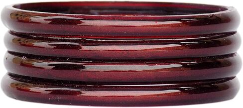 JD'Z COLLECTION Indian Jewelry Glass Bangles for Women Bollywood Plain Glass Bangles Set of 4p Traditional Costume Matching Bracelets Bangles For Women/Girls (Green 2.4) in Saudi Arabia
