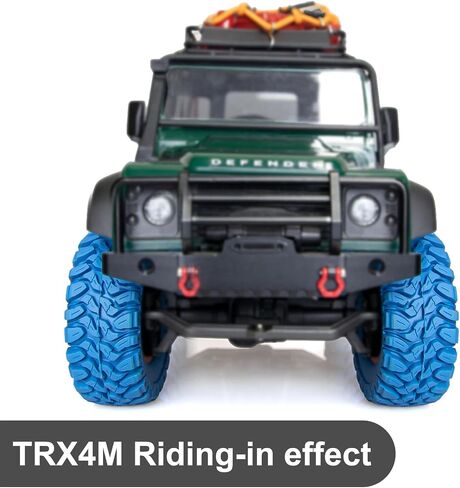 1.2" RC Crawler Tires 62 * 24mm Soft Rubber 1.2 Tires Colored Tyres with Foam Insert for 1/18 TRX4M 1/24 SCX24 FCX24 Upgrade (4PCS, Red) in Kuwait