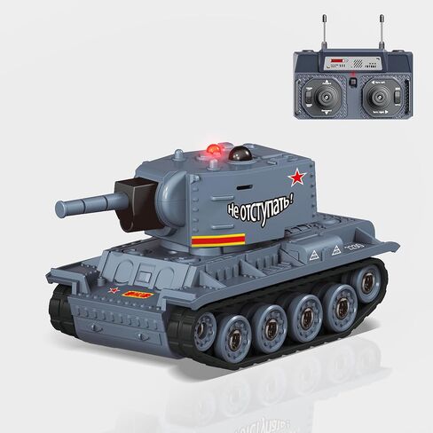 Brrrrrt 1/64 RC Battle Tank Set ، المركبات العسكرية عن بعد مع تبادل لإطلاق النار بالأشعة تحت الحمراء ، دبابة RC 2.4 جيجا هرتز التي تطلق النار مع برج الدوار 330 درجة وصوت وإضاءة للأطفال 8+ in Saudi Arabia