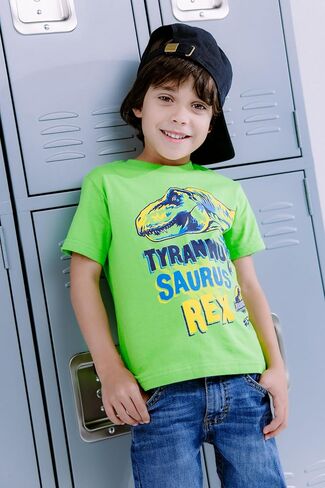 Jurassic World Dinosaur Boys 4 Pack Graphic Short Sleeve T-Shirt in Saudi Arabia