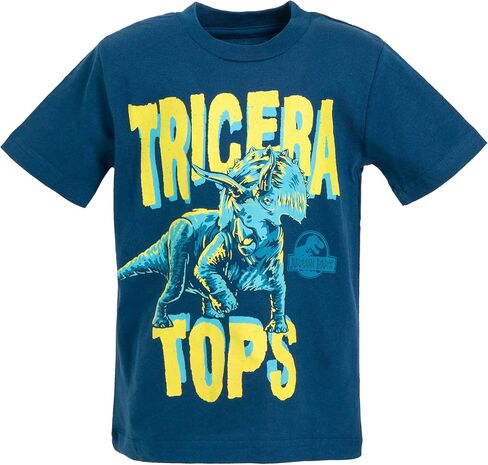 Jurassic World Dinosaur Boys 4 Pack Graphic Short Sleeve T-Shirt in Saudi Arabia