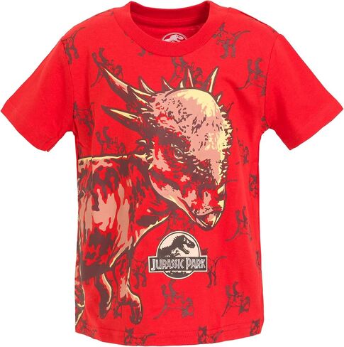 Jurassic World Dinosaur Boys 4 Pack Graphic Short Sleeve T-Shirt in Saudi Arabia