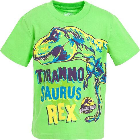 Jurassic World Dinosaur Boys 4 Pack Graphic Short Sleeve T-Shirt in Saudi Arabia