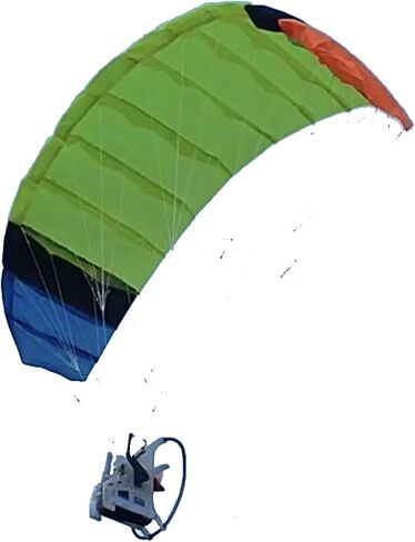 RC Mini Paraglider Model for Adults, 2.4G High-Altitude Stunt Flight Paraglider for Outdoor, Leaf1.28 Lightweight Foldable Nylon Design, Color Random (RTF Version) in Kuwait
