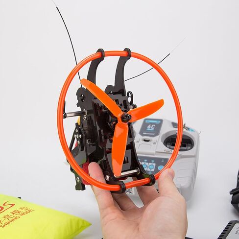 RC Mini Paraglider Model for Adults, 2.4G High-Altitude Stunt Flight Paraglider for Outdoor, Leaf1.28 Lightweight Foldable Nylon Design, Color Random (RTF Version) in Kuwait