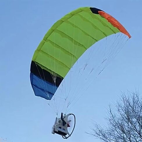 RC Mini Paraglider Model for Adults, 2.4G High-Altitude Stunt Flight Paraglider for Outdoor, Leaf1.28 Lightweight Foldable Nylon Design, Color Random (RTF Version) in Kuwait