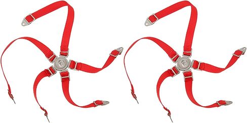RC محاكاة حزام المقعد المعدني حزام المحاكاة حزام المحاكاة المحوري 1/10 90018 RC TRACK RED Blue Black Portable Lightiight (Red) in Saudi Arabia
