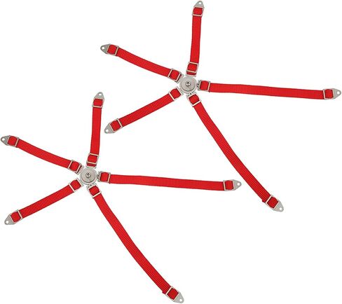 RC محاكاة حزام المقعد المعدني حزام المحاكاة حزام المحاكاة المحوري 1/10 90018 RC TRACK RED Blue Black Portable Lightiight (Red) in Saudi Arabia
