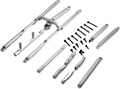 طقم التعزيز الأعلى لسبائك CNC Aluminium ALEMONIM لـ 1/5 لـ TRA-XXAS لـ XM-AXX لإكسسوارات أجزاء ترقية X-MAXX RC (الأزرق) in Saudi Arabia