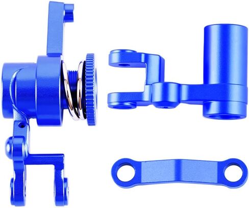 GLOBACT RC Steering Bellcranks and Servo Saver Set for Traxxas 1/10 Slash Stampede Rustler 4X4 Upgrade Parts (Blue) in Saudi Arabia