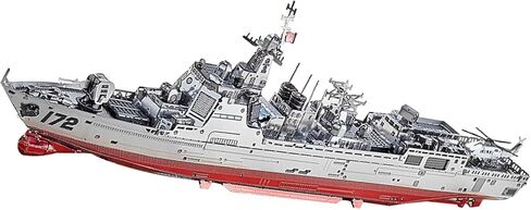 3D Metal DIY 1/1000 Scale Ship Kits 052d Destroyer Modeler Simulation undased Kit Model Decoration Home Toy1 in Saudi Arabia
