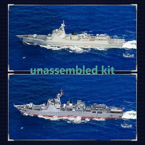 3D Metal DIY 1/1000 Scale Ship Kits 052d Destroyer Modeler Simulation undased Kit Model Decoration Home Toy1 in Saudi Arabia