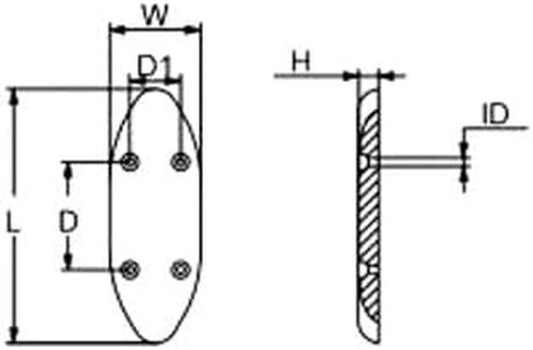 CMM25M; Anode-Hull Sml Streamlined Made by Martyr (Canada Metal Pacific) in Saudi Arabia