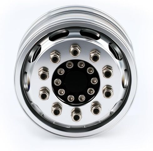 الألومنيوم 2pcs محور العجلات الأمامية لشاحنة Tamiya 1/14 جرار ، استبدل#C54 C55 in Kuwait
