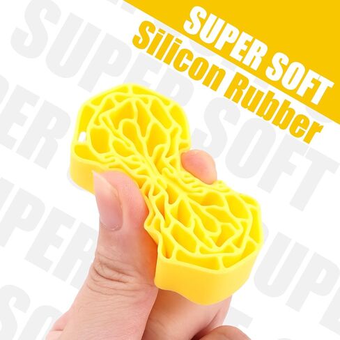 INJORA 4pcs Silicone Rubber Inserts for 61-63mm*22mm 1.0" Tires(Yellow) in Kuwait