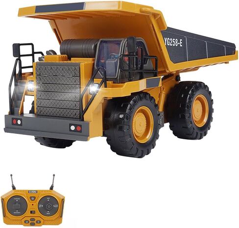 1:24 2.4G GLODOZER RC ، 9CH جميع التضاريس مركبات بناء المعدات مع الأضواء والمؤثرات الصوتية ، الهدايا للبالغين الهواة (إصدار RTR) in Saudi Arabia