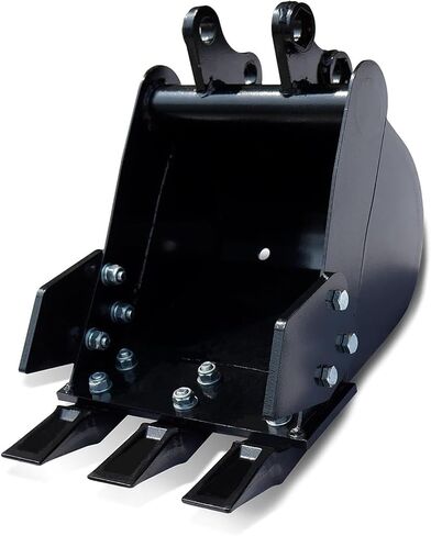 EMUKOEP Small Excavator Bucket with Hard Teeth, Manganese Steel, 300mm Wide Bucket for 1-1.8 Ton Excavators in Saudi Arabia
