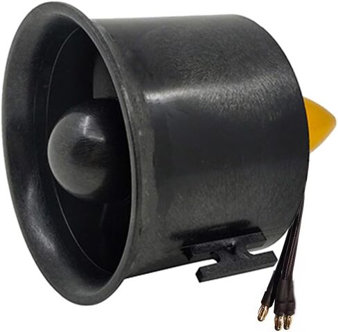 JFtech 70mm Ducted Fan with 3000KV Brushless Motor 6-Blade Propeller 4S Lipo Version Electric Engine for RC EDF Jet Airplane Aircraft in Saudi Arabia