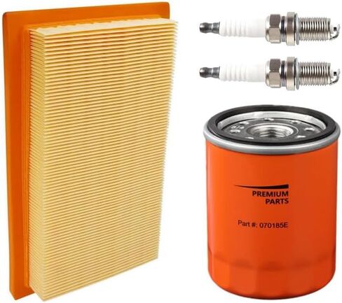 6485 Maintenance Kit Compatible with 20KW and 22KW Air-Cooled Standby Generators from 999CC Engine with 0J8478 Air Fil-TER 070185E Oil Filter (1 Pack-Orange) in Saudi Arabia