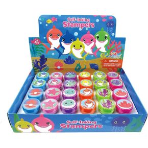 TINYMILLS 24 Pcs Shark Family Stampers for Kids