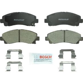 مجموعة وسادات فرامل قرص السيراميك الفاخرة من BOSCH BC1102 - متوافقة مع Select Acura TL؛ هوندا ريدجلاين؛ أمام