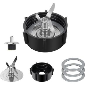 لقطع غيار خلاط أوستر مع حشية 6 قطع لشفرة الثلج لخلاط أوستر، أسود 4961 وقاعدة جرة 4902 متوافقة مع أجزاء الخلاط الكلاسيكية أسباس بارا ليكوادورا أوستر وأوسترايزر in Kuwait