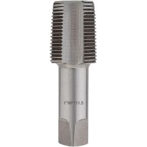 NPT Pipe Thread Tap 1 Inch(1" - 11.5 NPT), Alloy Steel Internal Thread Forming Tap, Pipes Threading Flutes for Cleaning or Re-Thread Damaged or Jam Pipe Threads