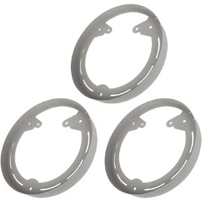 motoparty for Polaris Slingshot Wheel Rings DYI Kit for LED's RAW Aluminum Powdercoated (Gray,3 PCS)