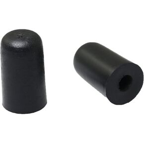 Cello Endpin Tip RLECS 2pcs Cello Endpin Rubber Tip Cap Protector Black Non-slip Rubber Pad Mat Cello Accessories Musical Instrument Parts
