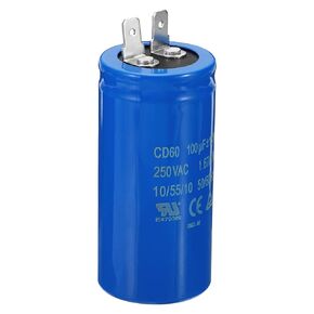 PATIKIL CD60 Run Capacitor, 300uF/MFD 250VAC 15% Tolerance 50/60Hz Motor Starting Capacitor for Air Compressor Motor Starts Running