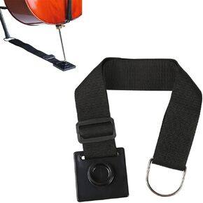 Adjustable Cello Endpin Anchor,Non-slip Stopper Rest Holder Stand,Cello Antiskid Device,Cello Rock Stop,Non-slip with D-ring Thick Pad for Cellist Practice Performance