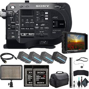 Sony PXW-FS7M2 XDCAM Super 35 Camera System PXW-FS7M2, 4K Monitor, NTG1 Mic, 2 x 120GB Memory Card, 3 x BP-U35 Battery, Bag, LED Light, Memory Card Wallet, Cap Keeper, Cleaning Kit, HDMI Cable in Kuwait
