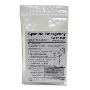 Industrial Test Systems 484020 Cyanide Emergency Test Kit, 0.2-1700 ppm Range