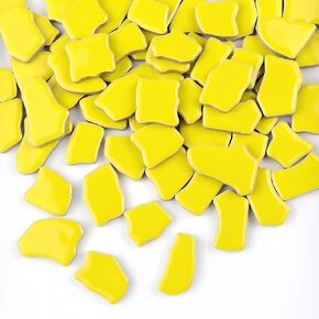 200 جرام اليدوية DIY لوازم الديكور المنزل مختلط اللون بلاط الفسيفساء الخزفي غير النظامية اللون بلاط الفسيفساء الخزفي (مختلط الألوان) in Kuwait