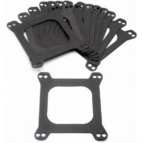 10pcs/set Carburetor Base Carb Gaskets Open 4 bbl 1/16" Thick Fits for SBC BBC 350 Engines