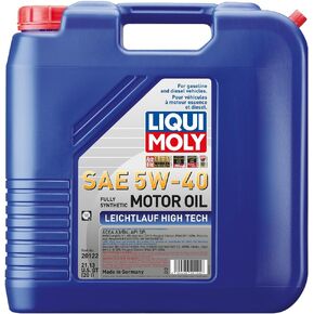 Liqui Moly Leichtlauf High Tech SAE 5W-40 | 5 L | Synthesis Technology Motor Oil | SKU: 2332