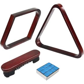 Solid Wood Pool Ball Triangle Rack, Pool Table Ball Holder Positioning Rack,2-1/4" Pool Ball Rack