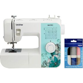 Brother SM3701 37-Stitch Free Arm Sewing Machine and 5300A Hardcase for Carrying and Storage