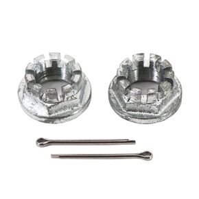 Dokili Rear Axle Nuts W/Pin for TRX450S TRX450ES Foreman 450 1998-2001(Set of 2)