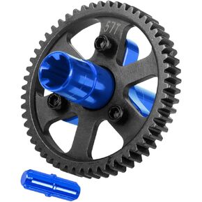57T Slipper Clutch 0.8 Pitch Upgrades Part for 1/10 Arrma Granite Senton Vorteks Big Rock 3S/Kraton Outcast 4S 1/8 Typhon 3S,Metal Slipper Clutch Hop Ups,Replace ARA310948,Red