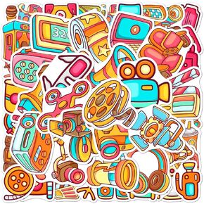Pack 50 Pcs Softball Stickers for Water Bottles Waterproof Laptop Luggage Computer Cups Helmets Scrapbooking Teens Adults Cute Funny Aesthetic Sticker Packs Small Vinyl Decals