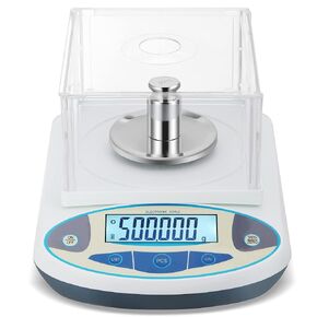 ميزان مختبر باوشيشان 500 جرام/0.001 جرام دقة 1 مجم ميزان إلكتروني تحليلي للوزن الصغير (500 جرام/1 مجم)