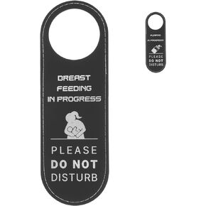 Breastfeeding Tips Emblems Door Handle Door Knob Baby Hangers Coat Hangers Nursing Room Door Sign Lactation Room Do Not Disturb Sign Identification Plate Leather Work To Pump Water