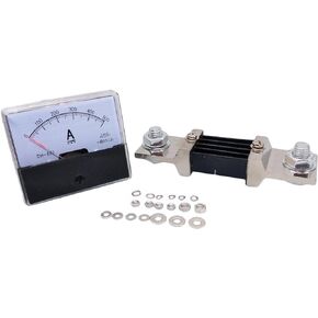 Analog Panel AMP Current Ammeter Meter Gauge DH-670 0-500A DC and Shunt