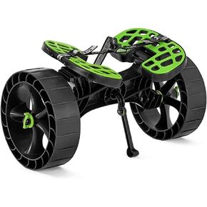 RAILBLAZA C-Tug Kayak and Canoe Roller Cart with SandTrakz Puncture Free All-Terrain Wheels, 300lb Loading Capacity with Reinforced Material