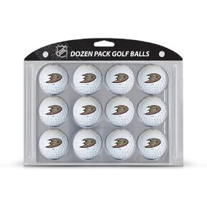 Team Golf NHL Dozen Regulation Size Golf Balls, 12 Pack, Full Color Durable Team Imprint