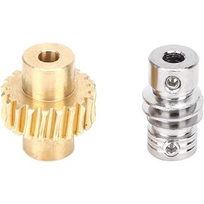 Drive Worm Gear Kit, Wheel Bronze Metal Shaft High Torsion 20:1 Worm Gear Replace for 4:1, Industrial Robot Parts,Industrial Robots And Accessories
